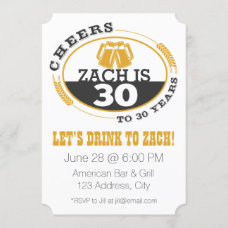 Beifall zu 30 Jahren Einladung