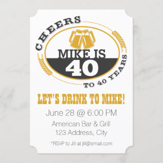 Beifall zu 40 Jahren Einladung