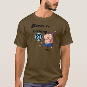 Beifall zu 80 Geburtstags-T-Shirts und Geschenken T-Shirt