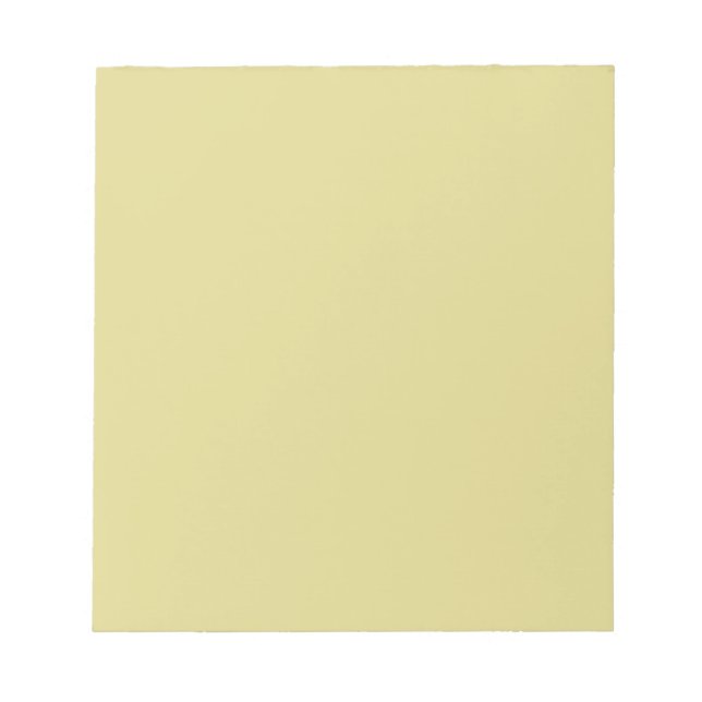 Beige 5.5" x 6" Notepad - 40 Seiten Notizblock (Vorderseite)