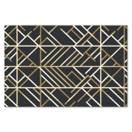 Beige Abstrakt Tessellation Tissue Paper von Ferns Seidenpapier