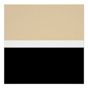 Beige Abstrakte Streifen Poster