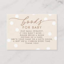 Beige and White Books For Baby Request