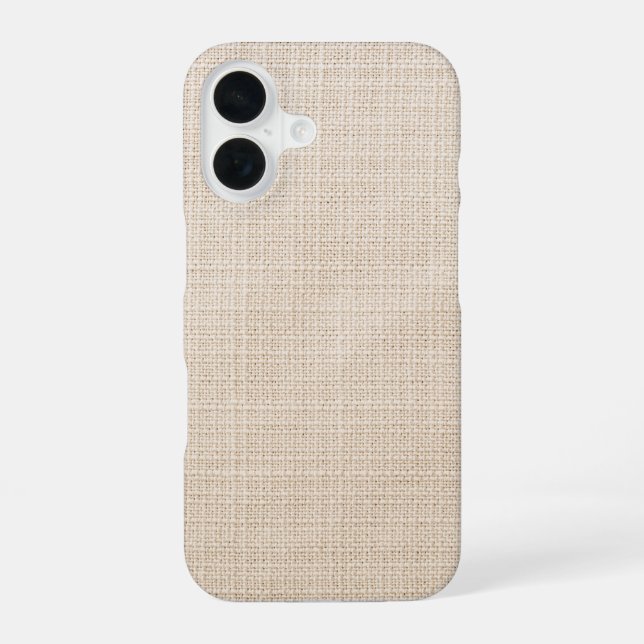 Beige Ästhetik-Hülle iPhone 16 Hülle (Rückseite)