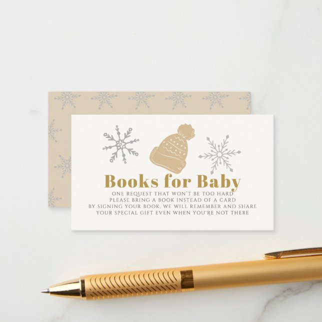 Beige Beanie Baby Showbucher Begleitkarte (Vorderseite/Rückseite Beispiel)