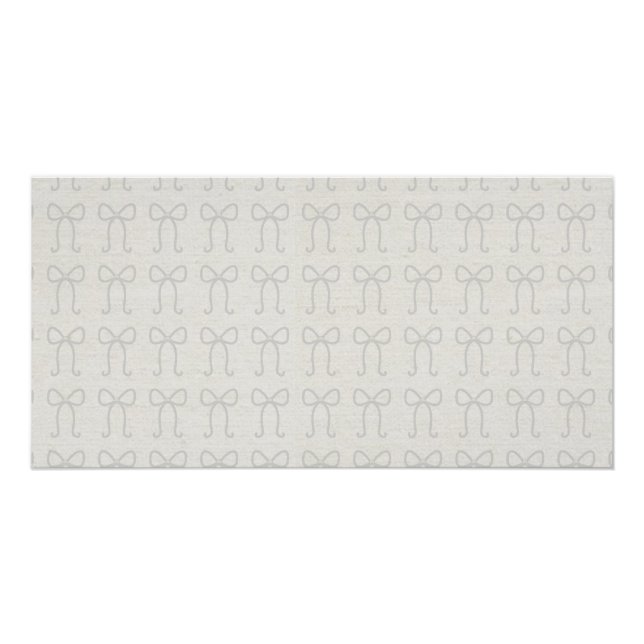 Beige Bogenmuster Kunst  Poster (Vorderseite)