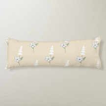 Beige Bohemisches botanisches Muster