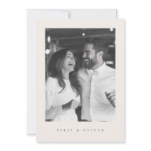 Beige Boho Foto Moderne Hochzeit