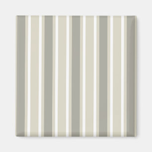 Beige Bonbonstreifen Magnet