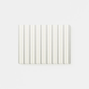 Beige Bonbonstreifen Post-it Klebezettel