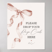 Beige Bow-Brautparty gemeinsam mit einem Rezept-Ca