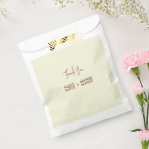Beige Brown Geschenktütchen