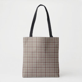 Beige Brown Plaid Classic Pattern Rustic
