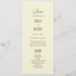 Beige Brown Programm