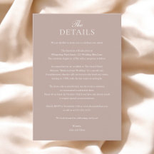 Beige Champagne Wedding Details Foto