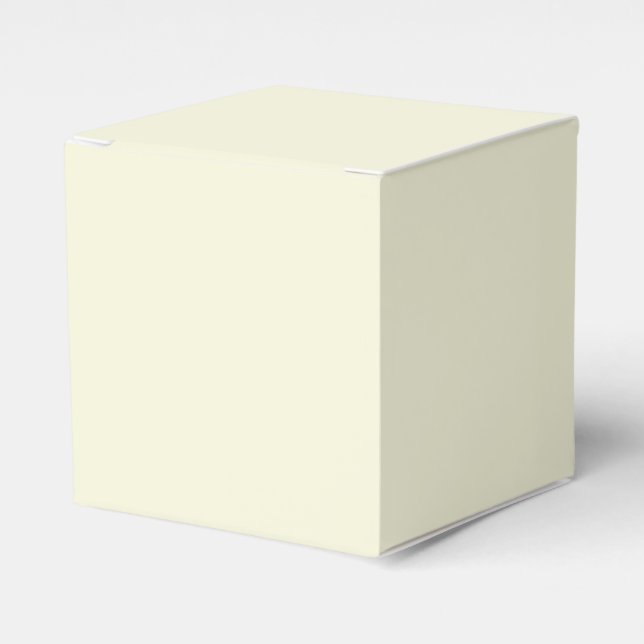 Beige Classic Favor Box Geschenkschachtel (Vorderseite)