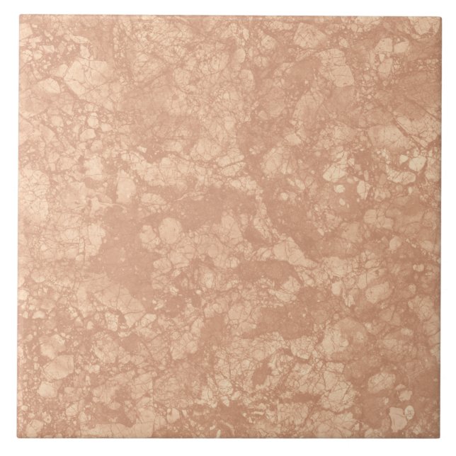 Beige Cream Marble Terrazzo Textur   Fliese (Vorderseite)