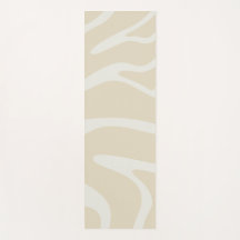 Beige Cream Simple Organic Pattern