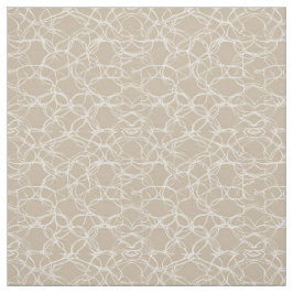Beige Creme Muster Stoff