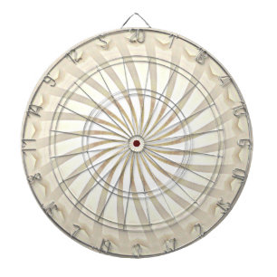 Beige-Creme-Wirbel-Dartscheibe Dartscheibe