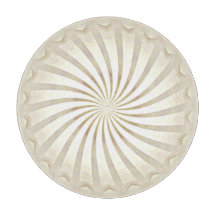 Beige Creme Wirbel Schneidbrett