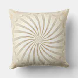 Beige-Creme-Würfel-Wurfkissen Kissen