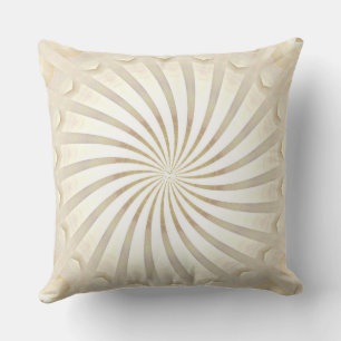 Beige-Creme-Würfel-Wurfkissen Kissen