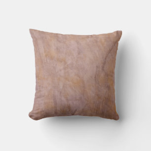 Beige, ein abstraktes Kissen mit Gel-Druck