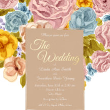 Beige einfache Hochzeit