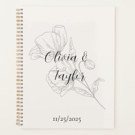 Beige Elegance Wedding Planer