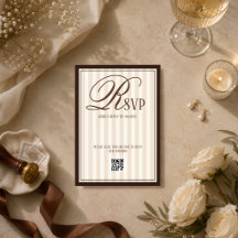 Beige Elfenbein gestreifte Luxus-Hochzeit