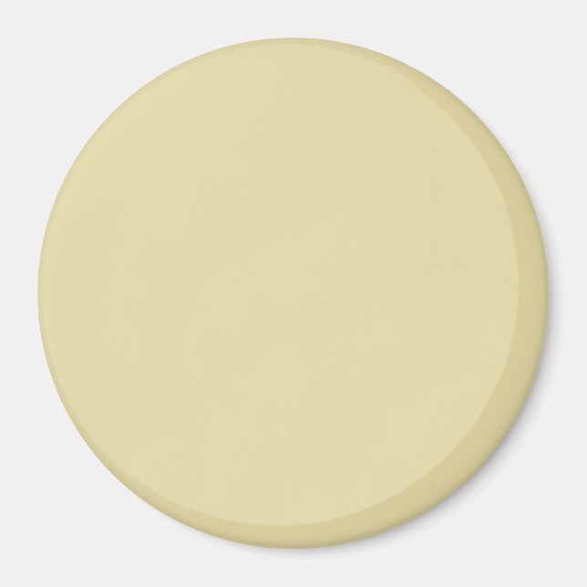 Beige (feste Farbe) Magnet (Vorne)