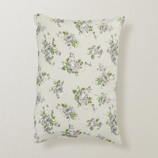Beige Floral Decorative Pillow Cover – Elegant  Dekokissen