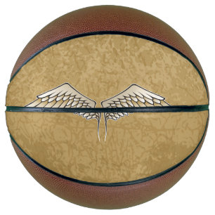 Beige Flügel Basketball