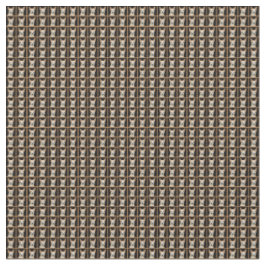 Beige gemalte Chihuahua auf schwarzem Hintergrund Stoff