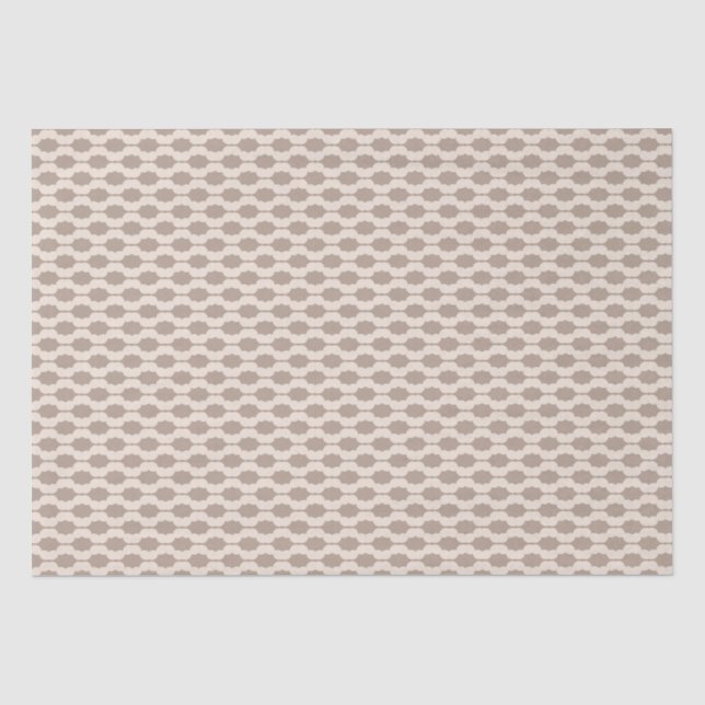 Beige geometric paper seidenpapier (Vorderseite)