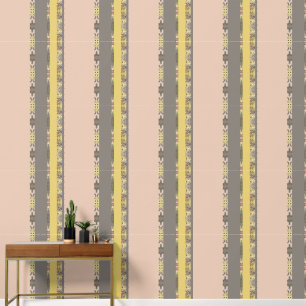 beige geometrisch tapete