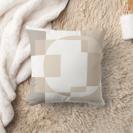 Beige geometrische Kissen Minimalistische Wohndeko