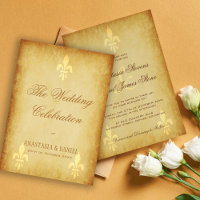 Beige gold de luxe französische Lilie