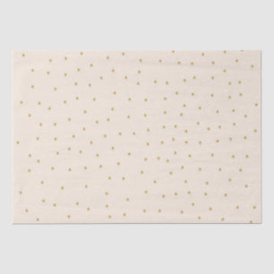 Beige Gold Punkte Wasserfarbe Waldtiere Seidenpapier