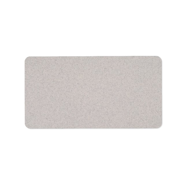 Beige Granit Adressaufkleber (Vorne)