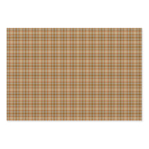 Beige Gray Red Brown Plaid Tartan