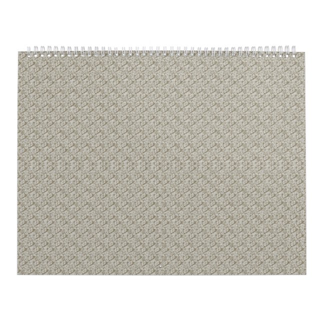 Beige Hintergrundfarbe mit kleinen Quadraten Kalender (Titelbild)