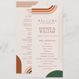 Beige Hochzeitskarten, Arch Abstrakt Boho Programm