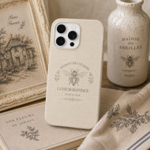 Beige Honigbiene Französisches Land Vintage Rustik