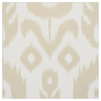 Beige Ikat Muster Stoff