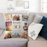 Beige individuelle Fotocollage Geburtstag Kissen<br><div class="desc">Ein einzigartiges Geschenk für einen 21. Geburtstag,  das ihr Leben mit einer Collage von 8 Ihrer eigenen Fotos,  Bilder feiert. Personalisieren und fügen Sie ihren Namen,  Alter und ein Datum. Beige,  Hintergrund. Der Name ist mit einem modernen handgeschriebenen Stilskript geschrieben.</div>
