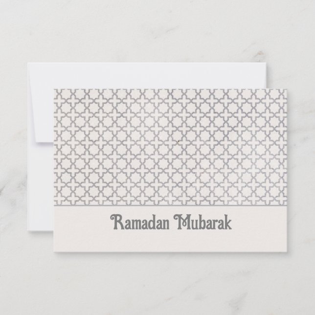 Beige islamische geometrische Muster (Vorderseite)