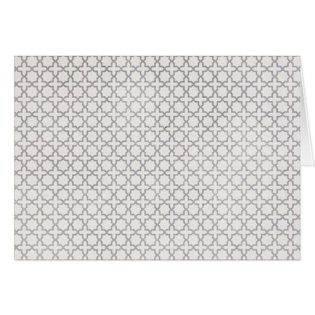 Beige islamische geometrische Muster (Vorderseite (Horizontal))