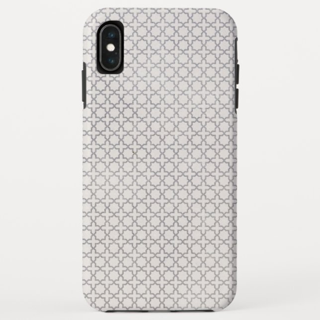 Beige islamische geometrische Muster Case-Mate iPhone Hülle (Rückseite)